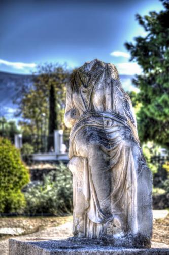 Statue at Athenian Agora